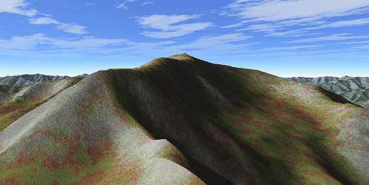 幌尻岳 3Dイメージ
