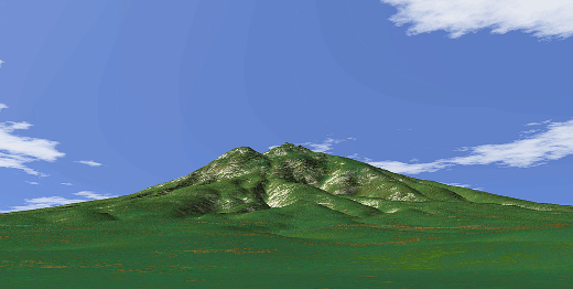 岩木山 3Dイメージ