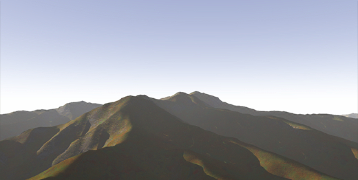 武尊山 3Dイメージ