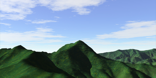 皇海山 3Dイメージ