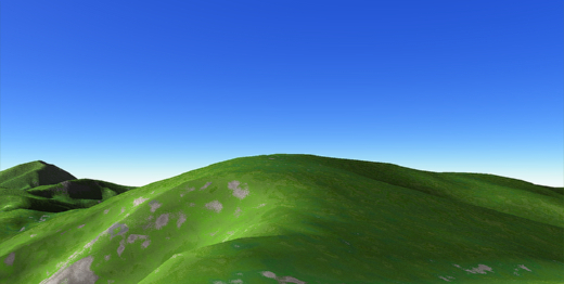 平ヶ岳 3Dイメージ