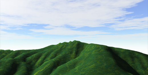 四阿山 3Dイメージ