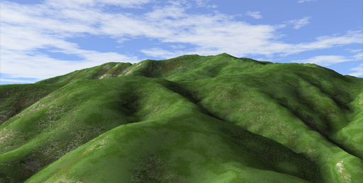 薬師岳 3Dイメージ