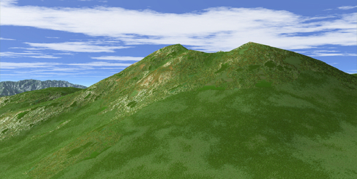 乗鞍岳 3Dイメージ