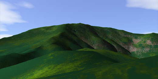 伊吹山 3Dイメージ
