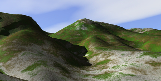 九重山 3Dイメージ