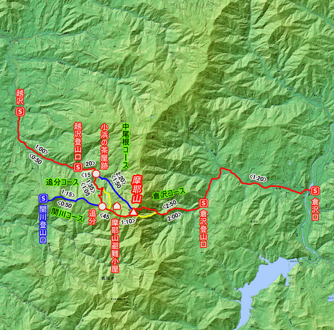 摩耶山 モデルコース
